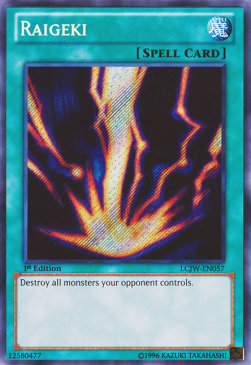 Raigeki⁣ - Legendary Collection 4: Mega Pack⁣ (Secret Rare)⁣ [057]