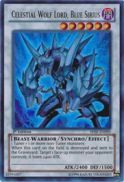 Celestial Wolf Lord, Blue Sirius⁣ - Shadow Specters⁣ (Ultra Rare)⁣ [090]