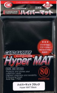 80 KMC Hyper mat Sleeves (Black)