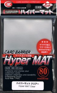 80 KMC Hyper mat Sleeves (Translucent)
