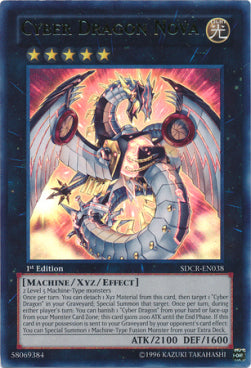 Cyber Dragon Nova (V.1 - Ultra Rare)⁣ - Structure Deck: Cyber Dragon Revolution⁣ (Ultra Rare)⁣ [038]