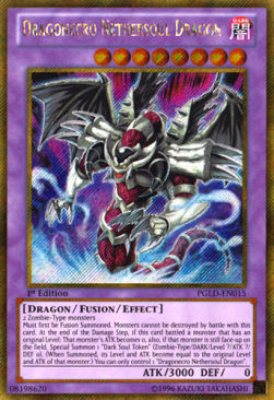 Dragonecro Nethersoul Dragon⁣ - Premium Gold⁣ (Gold Secret Rare)⁣ [015]