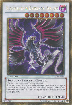 Blackfeather Darkrage Dragon⁣ - Premium Gold⁣ (Gold Secret Rare)⁣ [017]