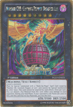 Number C88: Gimmick Puppet Disaster Leo⁣ - Premium Gold⁣ (Gold Secret Rare)⁣ [021]