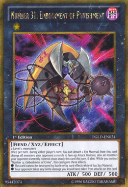 Number 31: Embodiment of Punishment⁣ - Premium Gold⁣ (Gold Secret Rare)⁣ [024]