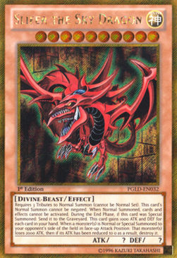 Slifer the Sky Dragon⁣ - Premium Gold⁣ (Gold Secret Rare)⁣ [032]