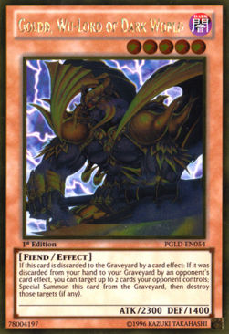 Goldd, Wu-Lord of Dark World⁣ - Premium Gold⁣ (Gold Rare)⁣ [054]