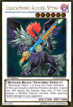 Blackwing Armed Wing⁣ - Premium Gold⁣ (Gold Rare)⁣ [078]