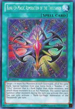 Rank-Up-Magic Admiration of the Thousands⁣ - Dragons of Legend⁣ (Secret Rare)⁣ [044]