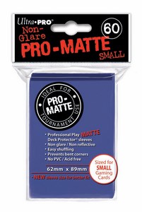 60 Small Ultra Pro Pro-Matte Sleeves (blue)