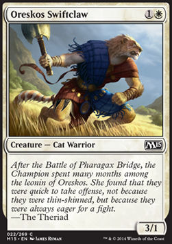 Oreskos Swiftclaw - Magic 2015 (Common) [M15-22]