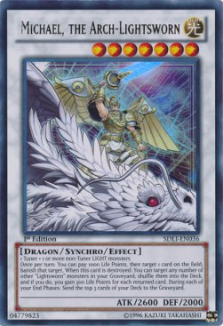 Michael, the Arch-Lightsworn⁣ - Structure Deck: The Realm of Light⁣ (Ultra Rare)⁣ [36]
