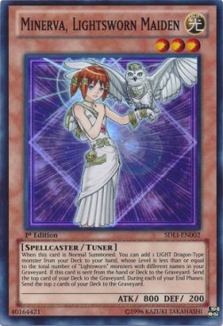 Minerva, Lightsworn Maiden⁣ - Structure Deck: The Realm of Light⁣ (Super Rare)⁣ [002]