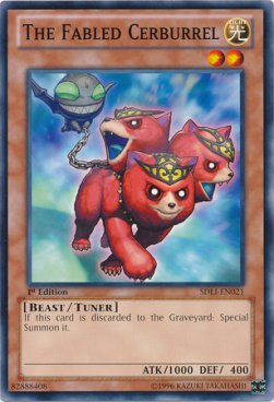 The Fabled Cerburrel⁣ - Structure Deck: The Realm of Light⁣ (Common)⁣ [021]