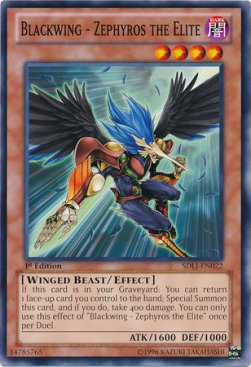 Blackwing - Zephyros the Elite⁣ - Structure Deck: The Realm of Light⁣ (Common)⁣ [022]