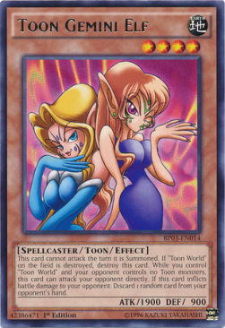 Toon Gemini Elf (V.1 - Rare) - Battle Pack 3: Monster League (Rare) [BP03-014]