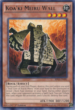 Koa'ki Meiru Wall (V.1 - Rare)⁣ - Battle Pack 3: Monster League⁣ (Rare)⁣ [081]