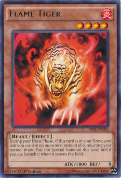 Flame Tiger (V.1 - Rare)⁣ - Battle Pack 3: Monster League⁣ (Rare)⁣ [095]