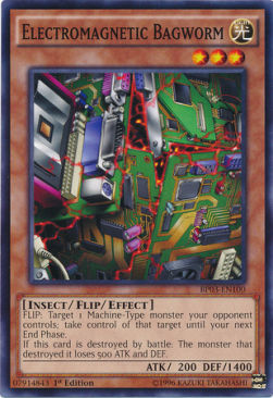 Electromagnetic Bagworm (V.1 - Common)⁣ - Battle Pack 3: Monster League⁣ (Common)⁣ [100]
