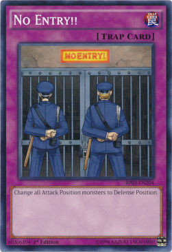No Entry!! (V.1 - Common)⁣ - Battle Pack 3: Monster League⁣ (Common)⁣ [204]