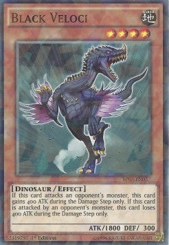 Black Veloci (V.2 - Shatterfoil)⁣ - Battle Pack 3: Monster League⁣ (Shatterfoil)⁣ [037]