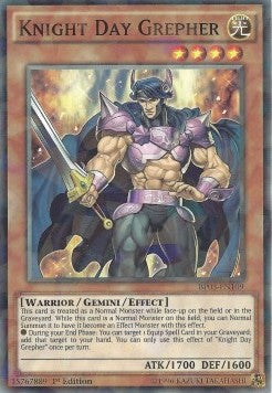 Knight Day Grepher (V.2 - Shatterfoil)⁣ - Battle Pack 3: Monster League⁣ (Shatterfoil)⁣ [109]