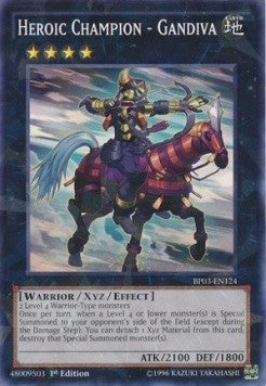 Heroic Champion - Gandiva⁣ - Battle Pack 3: Monster League⁣ (Shatterfoil)⁣ [124]