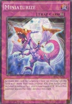 Miniaturize (V.2 - Shatterfoil) - Battle Pack 3: Monster League (Shatterfoil) [BP03-206]