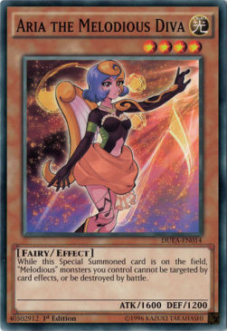 Aria the Melodious Diva⁣ - Duelist Alliance⁣ (Common)⁣ [014]