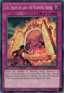 The Traveler and the Burning Abyss - Duelist Alliance (Super Rare) [DUEA-086]