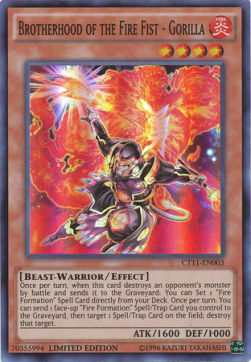 Brotherhood of the Fire Fist - Gorilla⁣ - 2014 Mega-Tins⁣ (Super Rare)⁣ [003]