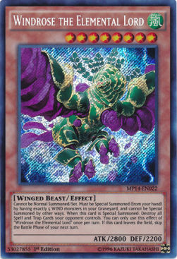 Windrose the Elemental Lord⁣ - 2014 Mega-Tins Mega-Pack⁣ (Secret Rare)⁣ [022]