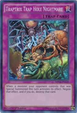 Traptrix Trap Hole Nightmare⁣ - 2014 Mega-Tins Mega-Pack⁣ (Super Rare)⁣ [110]