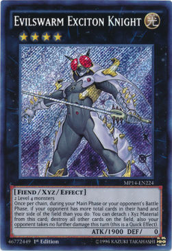 Evilswarm Exciton Knight - 2014 Mega-Tins Mega-Pack (Secret Rare) [MP14-224]