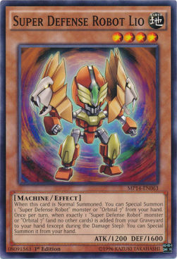 Super Defense Robot Lio⁣ - 2014 Mega-Tins Mega-Pack⁣ (Common)⁣ [063]