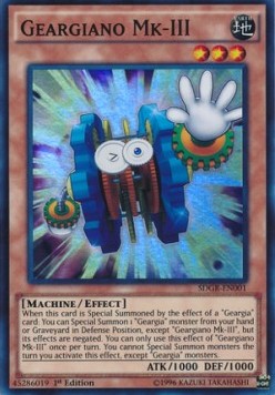Geargiano Mk-III⁣ - Structure Deck: Geargia Rampage⁣ (Super Rare)⁣ [001]