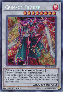 Crimson Blader⁣ - Legendary Collection 5D's: Mega Pack⁣ (Secret Rare)⁣ [074]