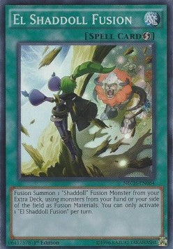 El Shaddoll Fusion (V.1 - Super Rare) - The New Challengers (Super Rare) [NECH-064]