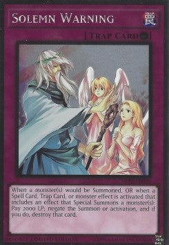 Solemn Warning⁣ - Noble Knights of the Round Table Box Set⁣ (Platinum Rare)⁣ [035]