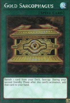 Gold Sarcophagus⁣ - Noble Knights of the Round Table Box Set⁣ (Platinum Rare)⁣ [041]