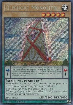 Qliphort Monolith⁣ - Secrets of Eternity⁣ (Secret Rare)⁣ [020]