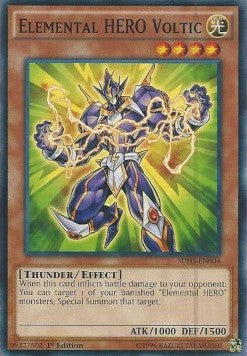 Elemental HERO Voltic⁣ - Structure Deck: HERO Strike⁣ (Common)⁣ [004]