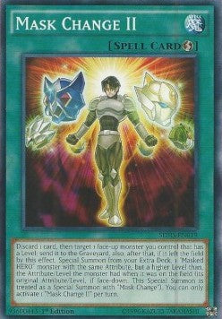 Mask Change II⁣ - Structure Deck: HERO Strike⁣ (Common)⁣ [019]