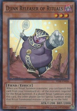 Djinn Releaser of Rituals⁣ - The Secret Forces⁣ (Super Rare)⁣ [036]