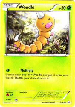 Weedle⁣ - Primal Clash⁣ (Common)⁣ [1]