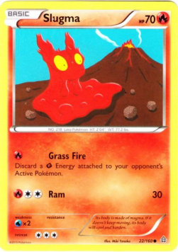 Slugma⁣ - Primal Clash⁣ (Common)⁣ [22]