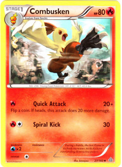 Combusken⁣ - Primal Clash⁣ (Uncommon)⁣ [27]