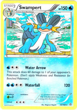 Swampert⁣ - Primal Clash⁣ (Rare)⁣ [35]