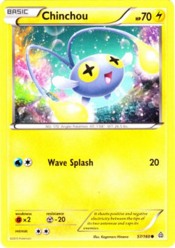 Chinchou⁣ - Primal Clash⁣ (Common)⁣ [57]