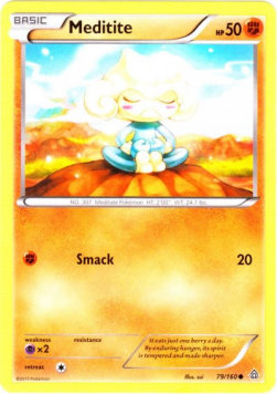 Meditite⁣ - Primal Clash⁣ (Common)⁣ [79]